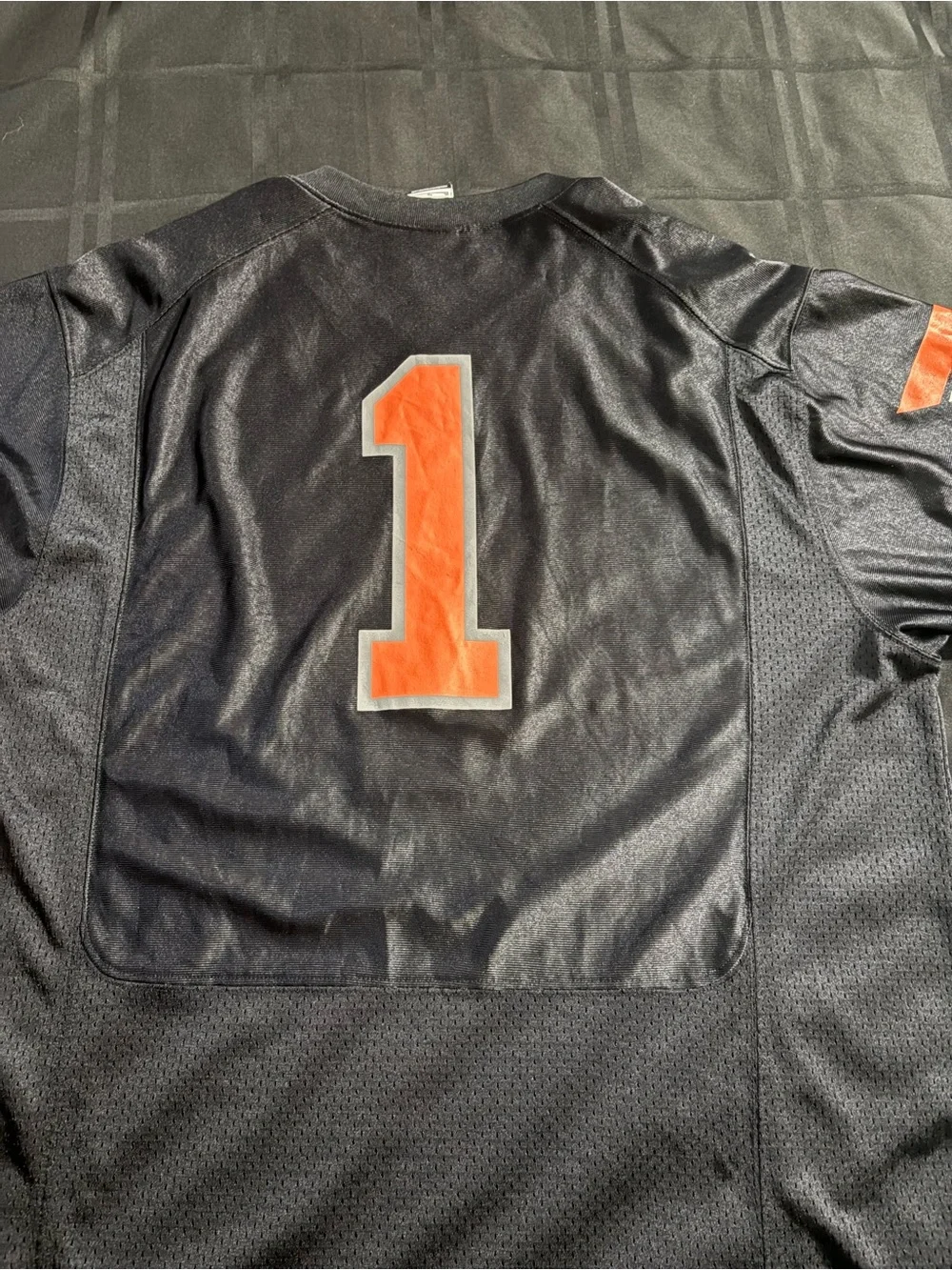 Nike Oklahoma State VTG Cowboys Size:XL  Black #1 Football Jersey Mens NCAA